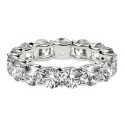 Bids.com Round Cut Lab Grown Diamond Eternity Ring in 14k White Gold (5 cttw FG/VS2) Rings White Smoke 4 / White Gold,4.5 / White Gold,5 / White Gold,5.5 / White Gold,6 / White Gold,6.5 / White Gold,7 / White Gold,7.5 / White Gold,8 / White Gold,8.5 / White Gold,9 / White Gold