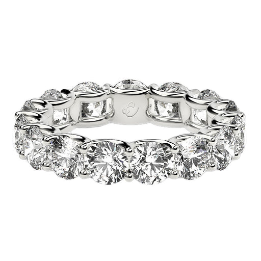 Bids.com Round Cut Lab Grown Diamond Eternity Ring in 14k White Gold (5 cttw FG/VS2) Rings White Smoke 4 / White Gold,4.5 / White Gold,5 / White Gold,5.5 / White Gold,6 / White Gold,6.5 / White Gold,7 / White Gold,7.5 / White Gold,8 / White Gold,8.5 / White Gold,9 / White Gold