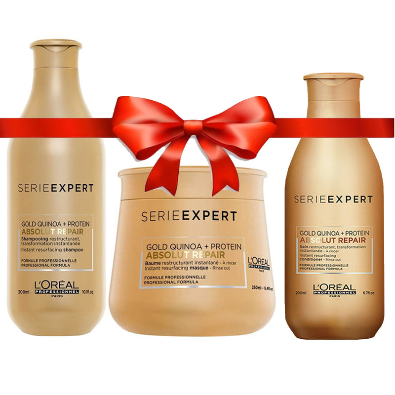 Loreal Loreal L'Oréal Professionnel Absolute Repair Gold Shampoo 300 Ml Shampoo White Smoke
