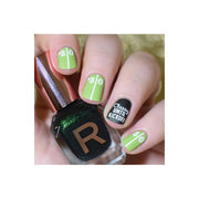 UberChic Beauty Football is Life Stamping Plate Dark Gray