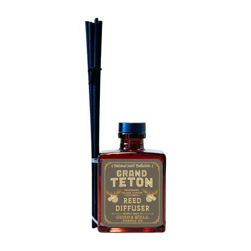 Good & Well Supply Co Grand Teton National Park Reed Diffuser White Smoke