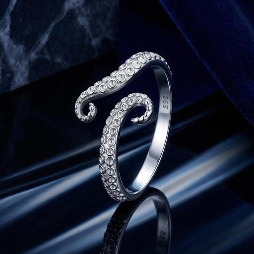 Bids.com S925 Sterling Silver 0.2cm Platinum Plated Ring Rings Black