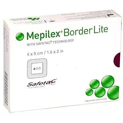 Mepilex Border® Lite 1.6" x 2" Dressing, 3 EA