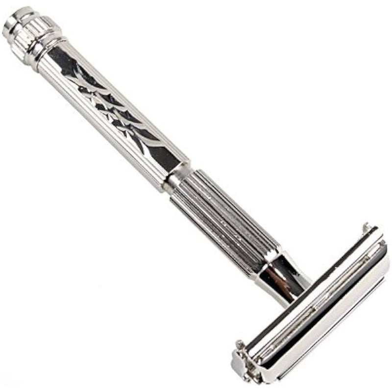 Parker Parker 60R Nickel Butterfly Double Edge Safety Razor Safety Razor Light Gray