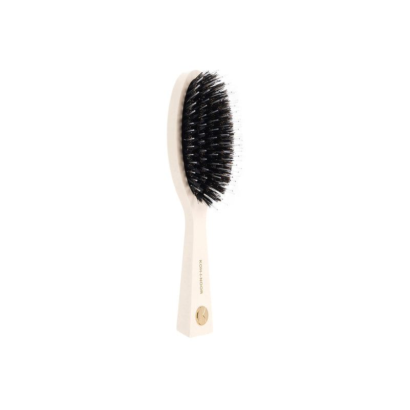 KOH-I-NOOR Beauty USA Pastel Boar & Nylon Pin Hair Brush - Biodegradable Acetate in 6 Colors Hair Brush White Smoke Burgundy red / Large,Burgundy red / Small,Mustard yellow / Large,Mustard yellow / Small,Face powder pink / Large,Face powder pink / Small,Baby blue / Large,Baby blue / Small,Navy blue / Large,Navy blue / Small,Ivory white / Large,Ivory white / Small