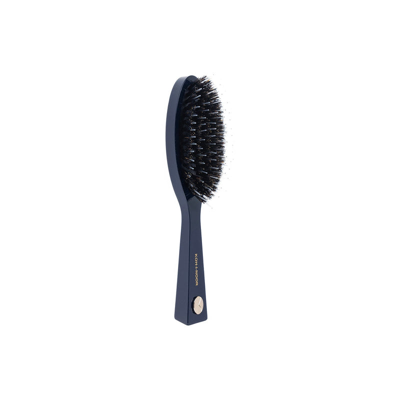 KOH-I-NOOR Beauty USA Pastel Boar & Nylon Pin Hair Brush - Biodegradable Acetate in 6 Colors Hair Brush White Smoke Burgundy red / Large,Burgundy red / Small,Mustard yellow / Large,Mustard yellow / Small,Face powder pink / Large,Face powder pink / Small,Baby blue / Large,Baby blue / Small,Navy blue / Large,Navy blue / Small,Ivory white / Large,Ivory white / Small