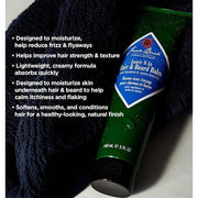 Jack Black Jack Black Leave It In Hair & Beard Balm 5 Oz Hair & Beard Balm Black