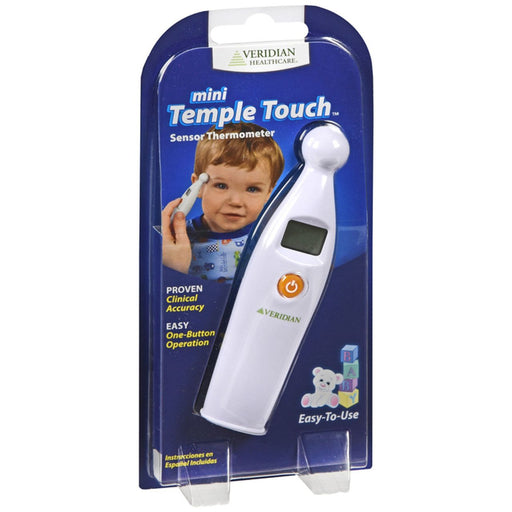 Veridian Healthcare Veridian Healthcare Mini Temple Touch Digital Thermometer Health & Beauty White Smoke