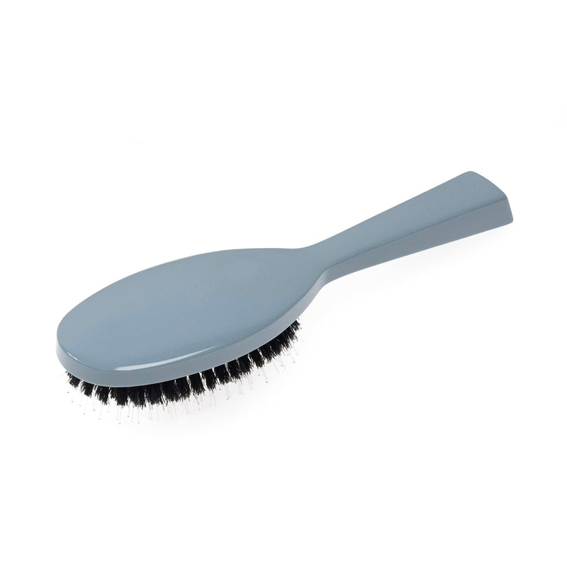KOH-I-NOOR Beauty USA Pastel Boar & Nylon Pin Hair Brush - Biodegradable Acetate in 6 Colors Hair Brush White Smoke Burgundy red / Large,Burgundy red / Small,Mustard yellow / Large,Mustard yellow / Small,Face powder pink / Large,Face powder pink / Small,Baby blue / Large,Baby blue / Small,Navy blue / Large,Navy blue / Small,Ivory white / Large,Ivory white / Small