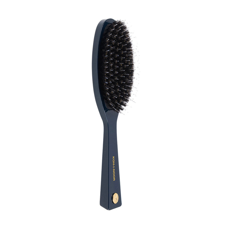 KOH-I-NOOR Beauty USA Pastel Boar & Nylon Pin Hair Brush - Biodegradable Acetate in 6 Colors Hair Brush White Smoke Burgundy red / Large,Burgundy red / Small,Mustard yellow / Large,Mustard yellow / Small,Face powder pink / Large,Face powder pink / Small,Baby blue / Large,Baby blue / Small,Navy blue / Large,Navy blue / Small,Ivory white / Large,Ivory white / Small