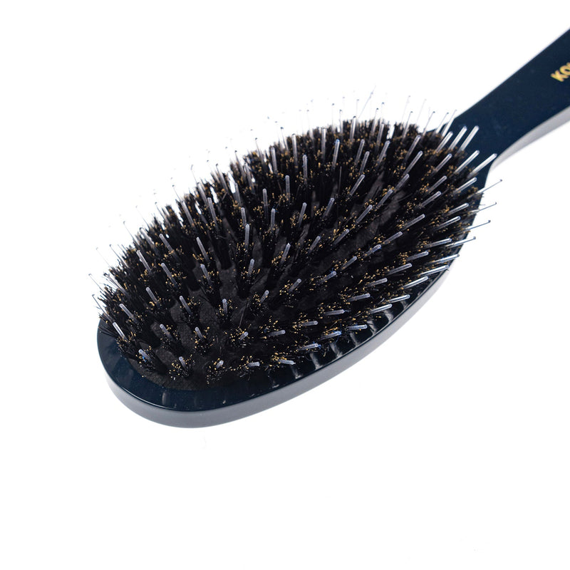 KOH-I-NOOR Beauty USA Pastel Boar & Nylon Pin Hair Brush - Biodegradable Acetate in 6 Colors Hair Brush White Smoke Burgundy red / Large,Burgundy red / Small,Mustard yellow / Large,Mustard yellow / Small,Face powder pink / Large,Face powder pink / Small,Baby blue / Large,Baby blue / Small,Navy blue / Large,Navy blue / Small,Ivory white / Large,Ivory white / Small