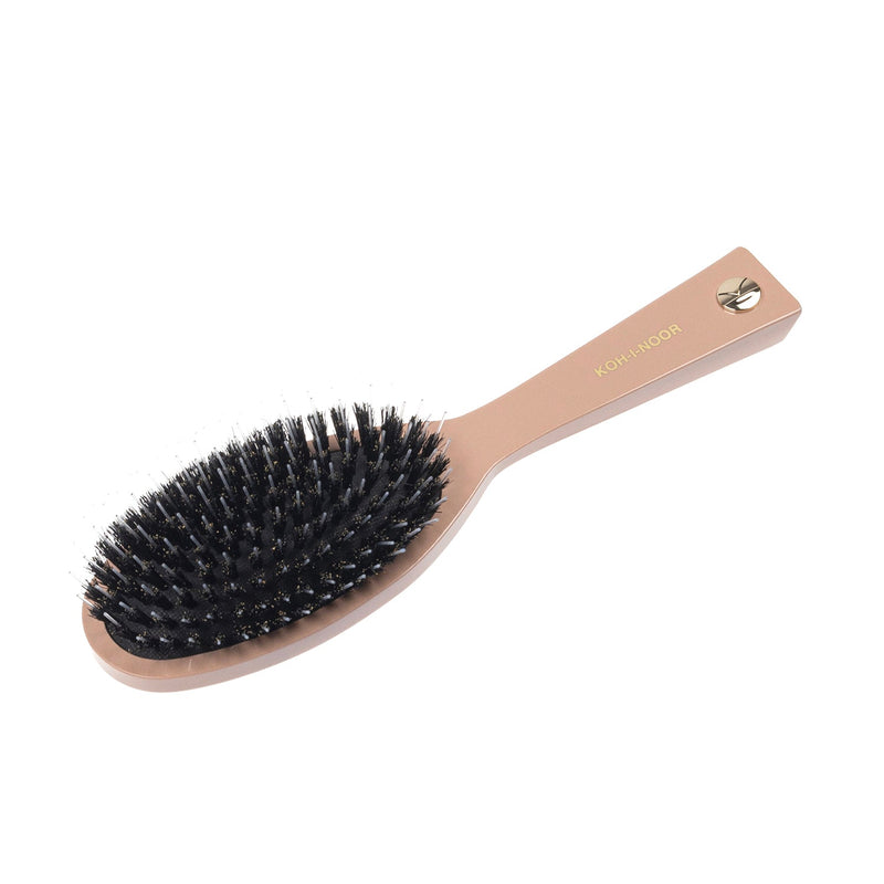 KOH-I-NOOR Beauty USA Pastel Boar & Nylon Pin Hair Brush - Biodegradable Acetate in 6 Colors Hair Brush White Smoke Burgundy red / Large,Burgundy red / Small,Mustard yellow / Large,Mustard yellow / Small,Face powder pink / Large,Face powder pink / Small,Baby blue / Large,Baby blue / Small,Navy blue / Large,Navy blue / Small,Ivory white / Large,Ivory white / Small
