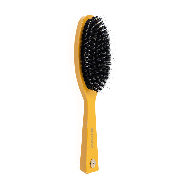 KOH-I-NOOR Beauty USA Pastel Boar & Nylon Pin Hair Brush - Biodegradable Acetate in 6 Colors Hair Brush White Smoke Burgundy red / Large,Burgundy red / Small,Mustard yellow / Large,Mustard yellow / Small,Face powder pink / Large,Face powder pink / Small,Baby blue / Large,Baby blue / Small,Navy blue / Large,Navy blue / Small,Ivory white / Large,Ivory white / Small
