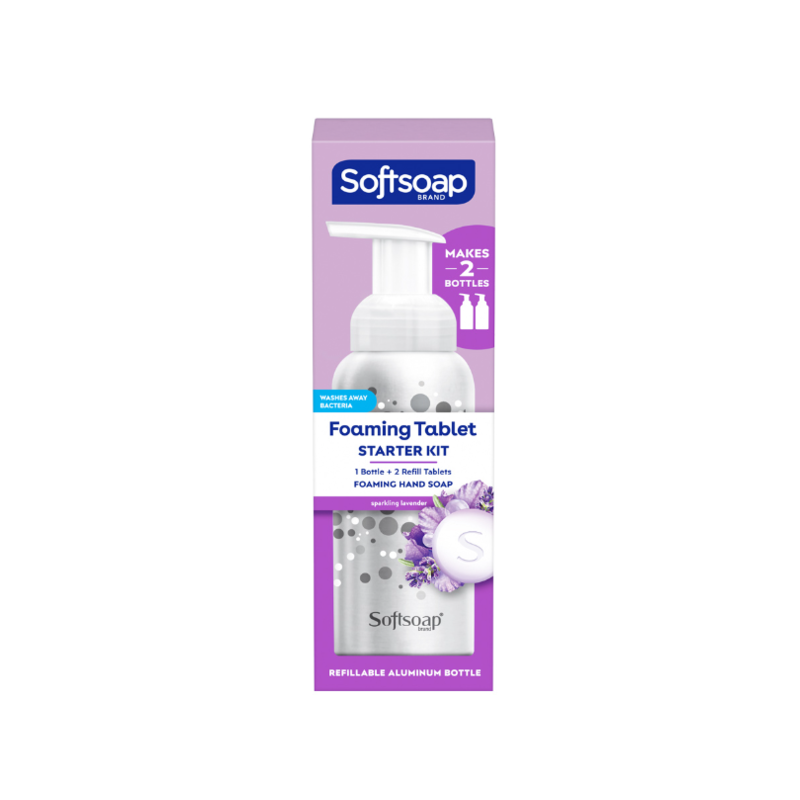 Softsoap Softsoap Foaming Hand Soap Tablets Starter, Sparkling Lavender Bath & Body White Smoke