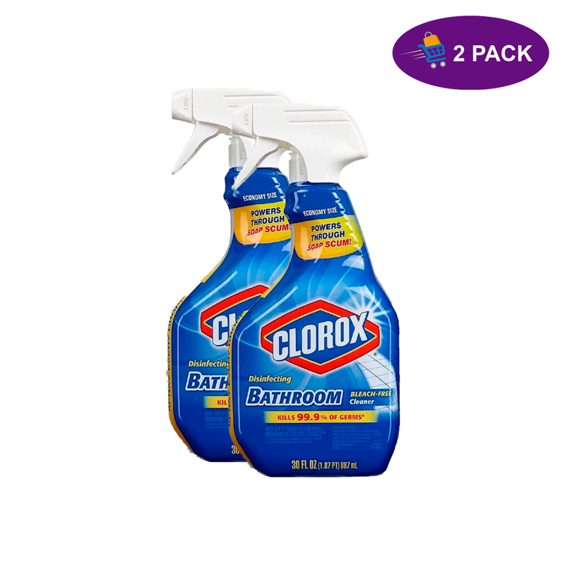 Clorox Clorox Bathroom Disinfecting Cleaner, Original, Spray Bottle, 30 Fluid Ounces Saxophone Care & Cleaning White Smoke