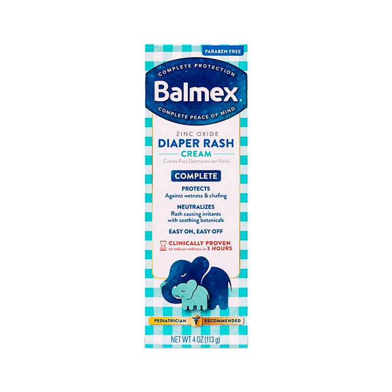 Balmex Balmex Complete Protection Baby Diaper Rash Cream, 4 Oz Diaper Rash Treatments Misty Rose