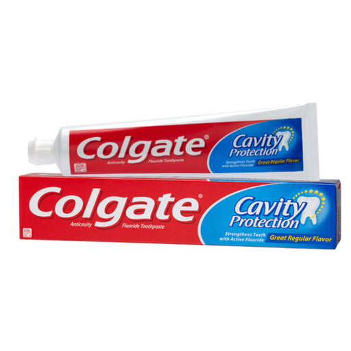 Colgate Colgate Cavity Protection Fluoride Toothpaste - Great Regular Flavor Toothpaste White Smoke