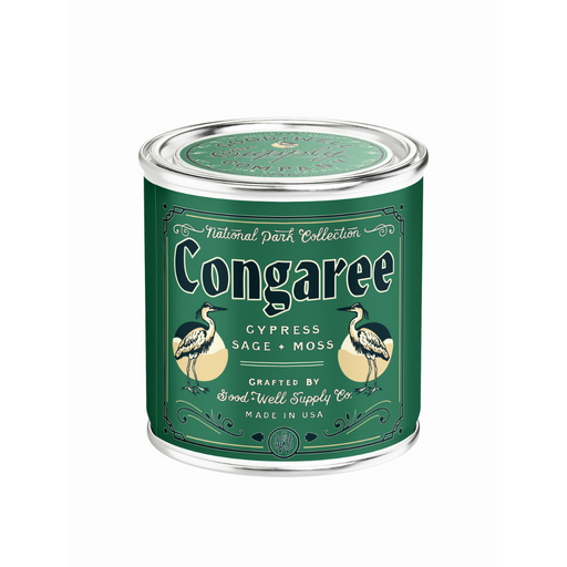 Good & Well Supply Co Congaree National Park Candle Candles White Smoke Half Pint / 8oz / Cotton Wick,Pint / 14oz / Cotton Wick