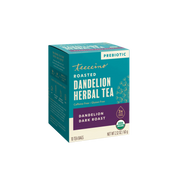 Teeccino Dandelion Dark Roast Roasted Herbal Tea Herbal Tea Dark Cyan 10 tea bags