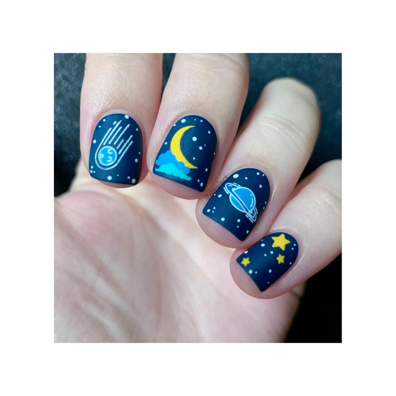 UberChic Beauty Out Of This World Stamping Plate Rosy Brown