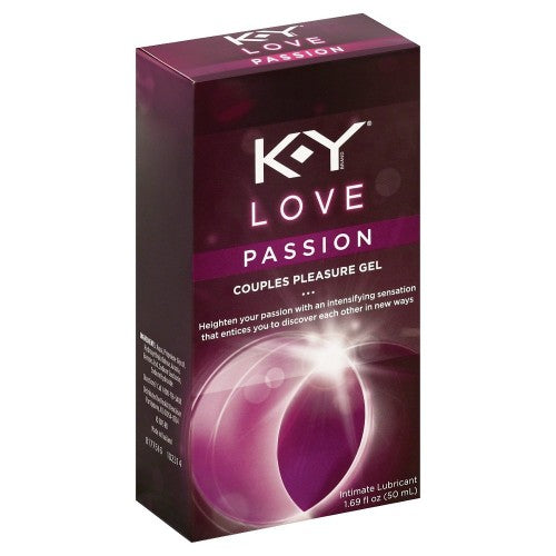 K-Y K-Y Love Passion Couples Pleasure Gel Intimate Lube Lubricants Black