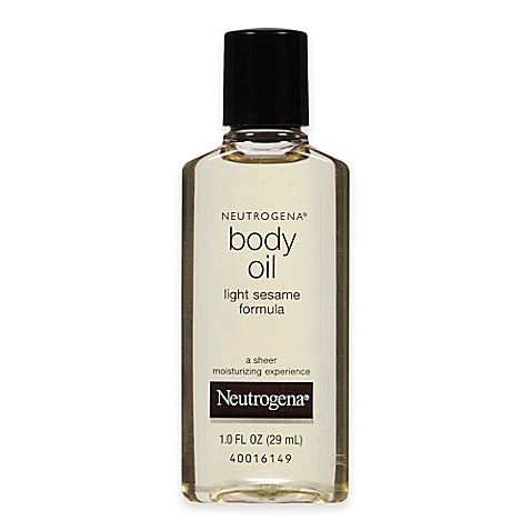 Neutrogena Skincare Neutrogena Skincare Body Oil, Light Sesame Formula Oil, 1 Oz Body Oil Light Gray