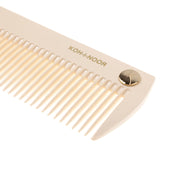 KOH-I-NOOR Beauty USA Pastel Wide Tooth Comb - Biodegradable Acetate for Detangling All Hair Types Comb White Smoke Ivory white,Baby blue,Navy blue,Burgundy red,Mustard yellow,Face powder pink