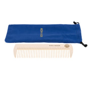 KOH-I-NOOR Beauty USA Pastel Wide Tooth Comb - Biodegradable Acetate for Detangling All Hair Types Comb White Smoke Ivory white