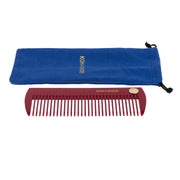 KOH-I-NOOR Beauty USA Pastel Wide Tooth Comb - Biodegradable Acetate for Detangling All Hair Types Comb White Smoke Burgundy red