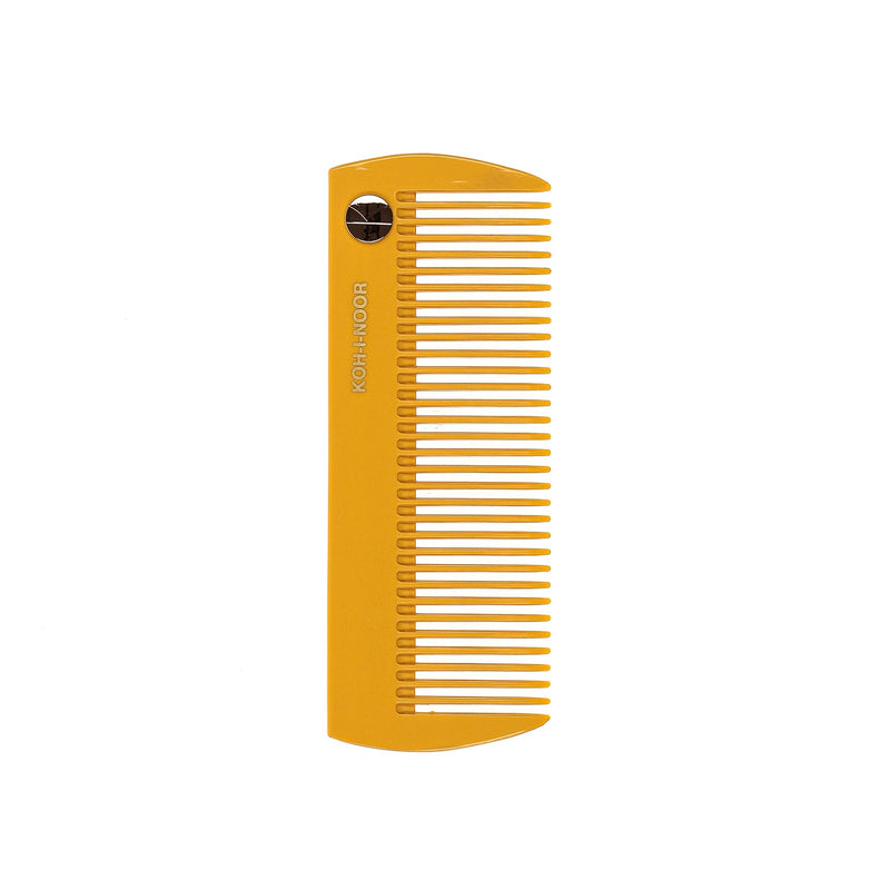 KOH-I-NOOR Beauty USA Pastel Wide Tooth Comb - Biodegradable Acetate for Detangling All Hair Types Comb Navajo White Ivory white,Baby blue,Navy blue,Burgundy red,Mustard yellow,Face powder pink