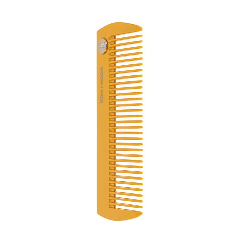 KOH-I-NOOR Beauty USA Pastel Wide Tooth Comb - Biodegradable Acetate for Detangling All Hair Types Comb Navajo White Ivory white,Baby blue,Navy blue,Burgundy red,Mustard yellow,Face powder pink