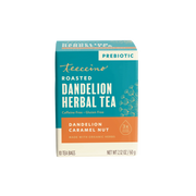 Teeccino Dandelion Caramel Nut Roasted Herbal Tea Herbal Tea Dark Cyan 10 tea bags