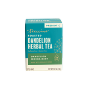 Teeccino Dandelion Mocha Mint Roasted Herbal Tea Herbal Tea Dark Cyan 10 tea bags