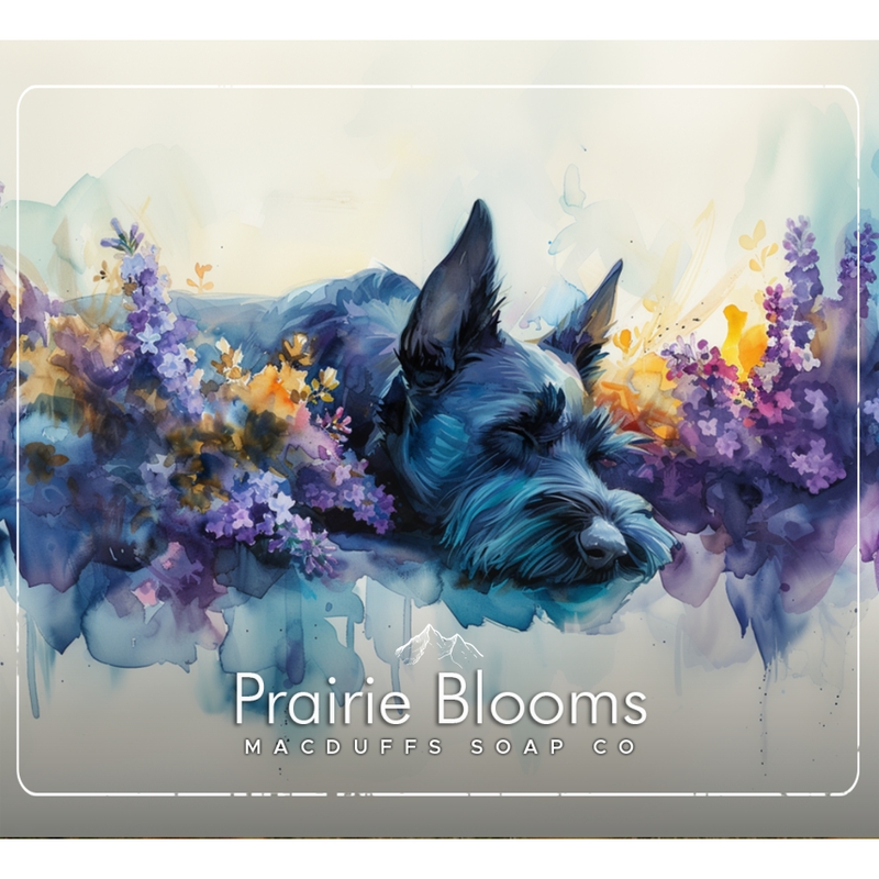 Macduffs Soap Company Macduffs Soap Co. Prairie Blooms Collection Shaving Set Gray Aftershave 100ml