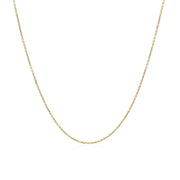 Bids.com 10k Yellow Gold Cable Link Chain (0.50 mm) Necklaces White Smoke 18 / Yellow Gold