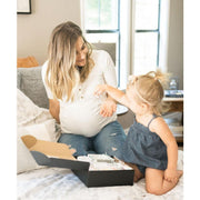 Sunflower Motherhood Pregnancy Box Baby Gift Set Light Gray