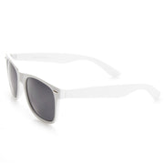 zeroUV Retro Classic Colorized Horned Rim Sunglasses 2395 Sunglasses White Smoke White,Red,Black