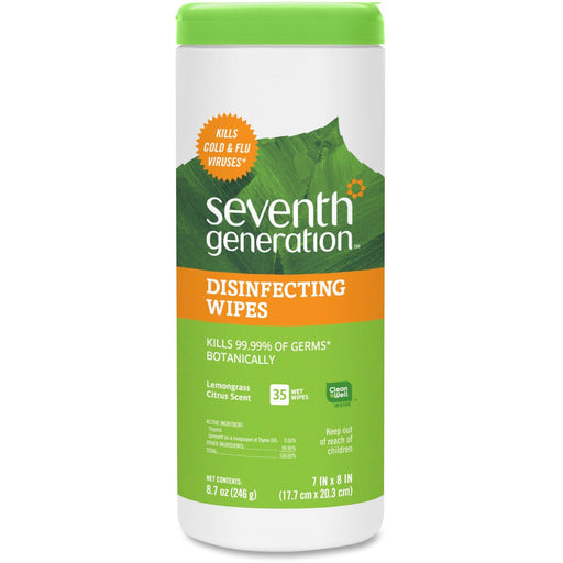 Seventh Generation Seventh Generation Lemongrass Citrus Scent Disinfecting Wipes Hand Sanitizers & Wipes Lavender