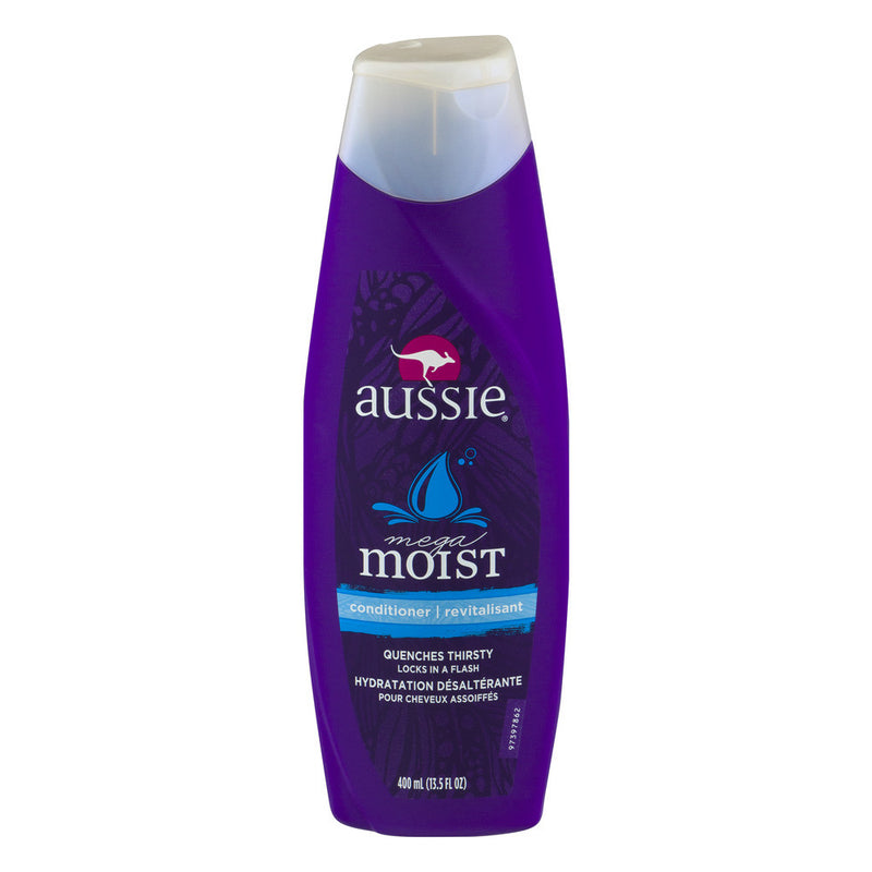 Aussie Aussie Mega Moist Conditioner 13.5 Fl Oz Shampoo & Conditioner White Smoke