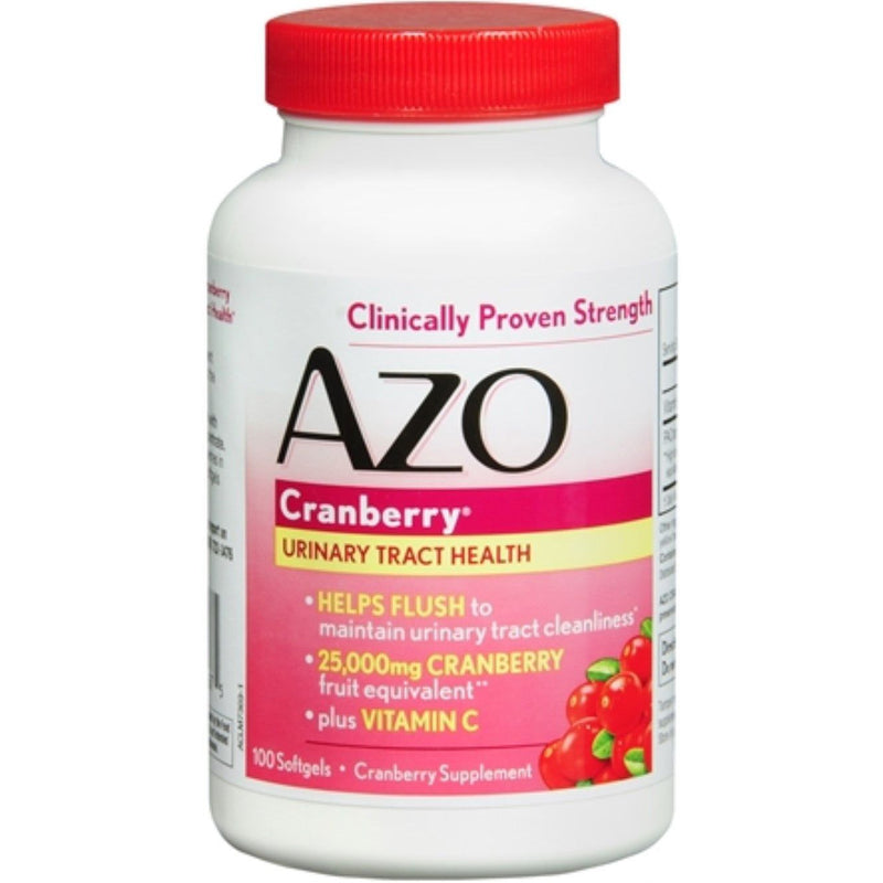 Azo Azo Urinary Tract Health Cranberry Supplement Softgels - 100ct Vitamins & Supplements White Smoke