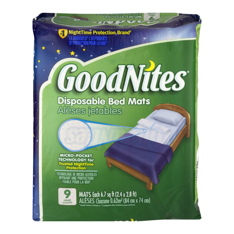 GoodNites GoodNites® Disposable Bed Mats - 2.4 X 2.8 Ft Baby & Toddler Dark Olive Green