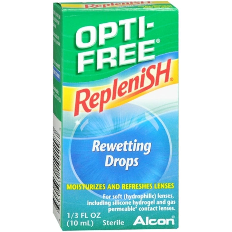 Opti-Free Opti-Free Replenish Rewetting Drops - 10 mL Personal Care Medium Sea Green