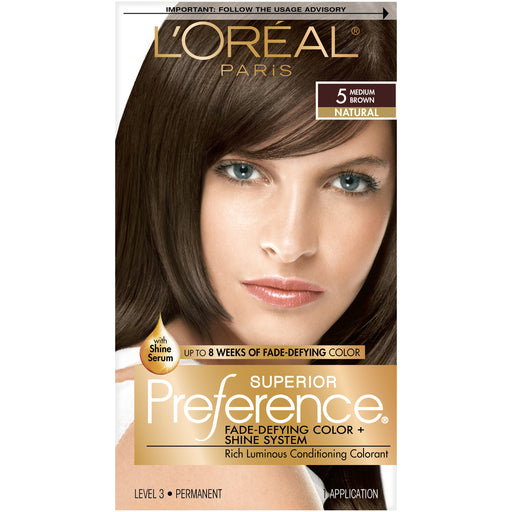 Superior Preference Superior Preference L'Oreal Paris Medium Brown #5 Natural Hair Color 1 Hair Color Black