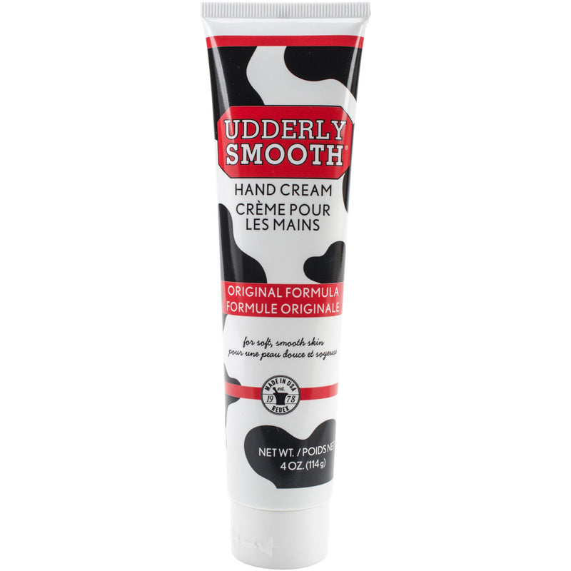 Udderly Smooth Udderly Smooth Hand Cream, Original Formula Moisturizer, 4 oz Tube Lotion & Moisturizer White Smoke