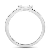 Bids.com 0.33 Carat Genuine White Diamond 18K White Gold Ring (F-G Color, VVS-VS Clarity) Rings White Smoke size 7.00