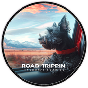 Macduffs Soap Company Macduffs Soap Co. Road Trippin' Collection Shaving Set Light Gray Shaving Soap 120g