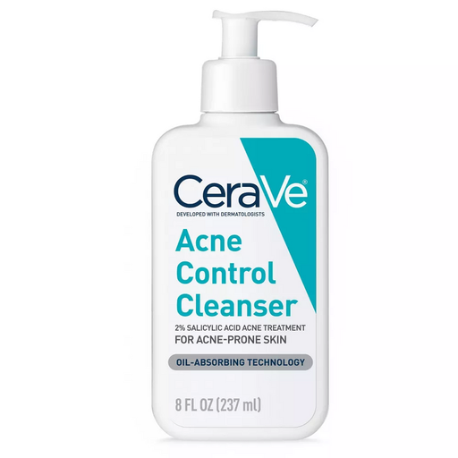 CeraVe CeraVe Acne Control Cleanser, 8 Fl Oz Health & Beauty White Smoke