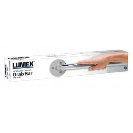 Graham Field Grab Bars Graham Field Grab Bars Bar Chrome Knurled - Size: 18" Safety Grab Bars White Smoke