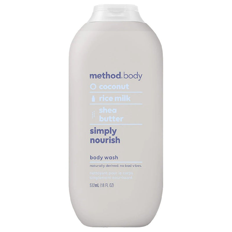 Method Method Body Wash Simply Nourish - 18 Fl Oz Body Wash Light Gray