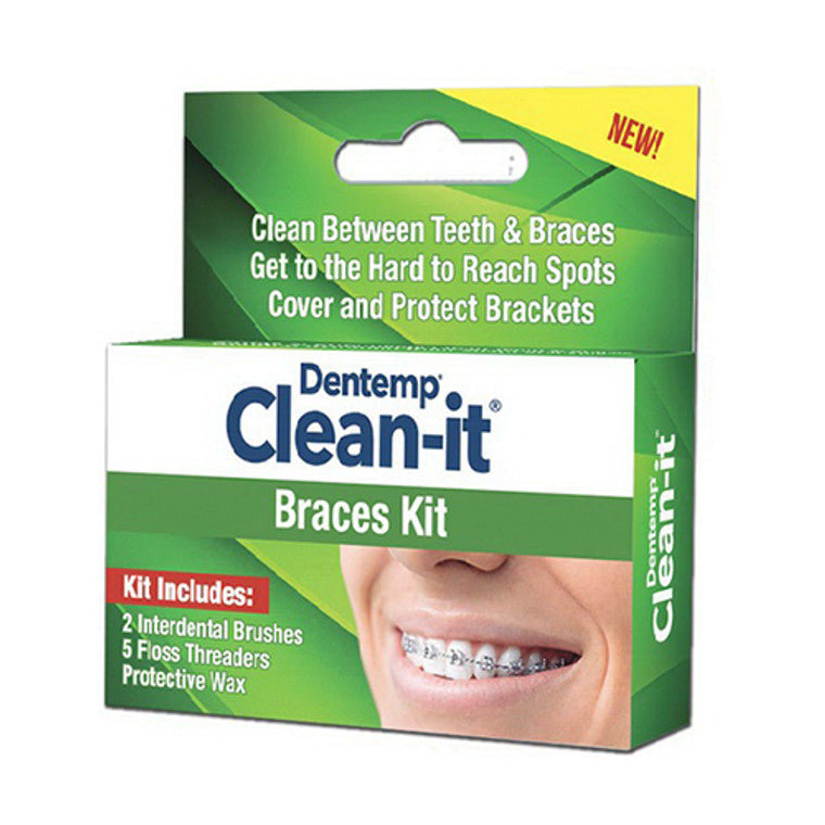 0 Dentemp Clean It Braces Kit Denture Repair Kits White Smoke